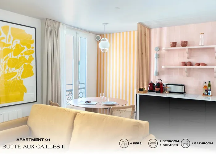 Beauquartier - Butte Aux Cailles Ii Apartment