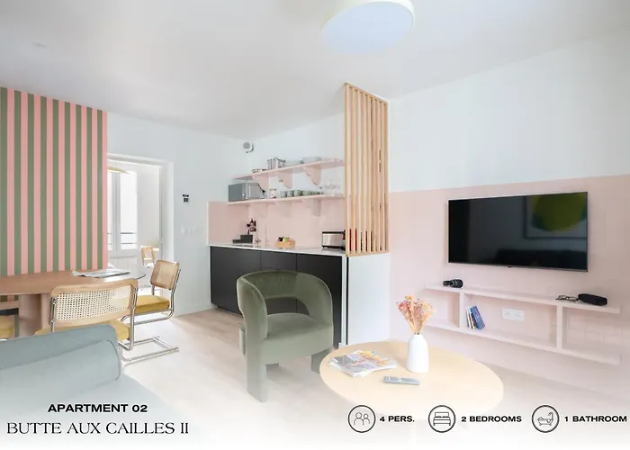 Beauquartier - Butte Aux Cailles Ii Apartment Paris
