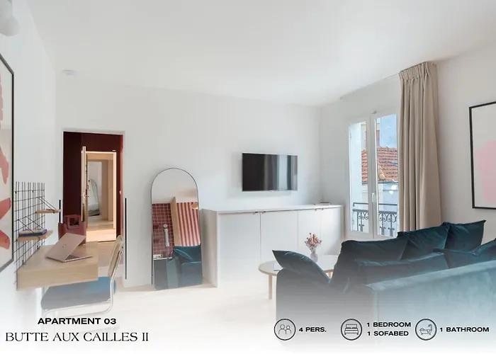 Beauquartier - Butte Aux Cailles Ii Apartamento