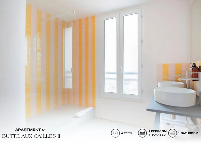 Апартаменты Beauquartier - Butte Aux Cailles Ii Париж